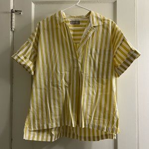 Everlane cotton collared top